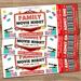 Editable Family Movie Night Ticket and Flyer Bundle Template